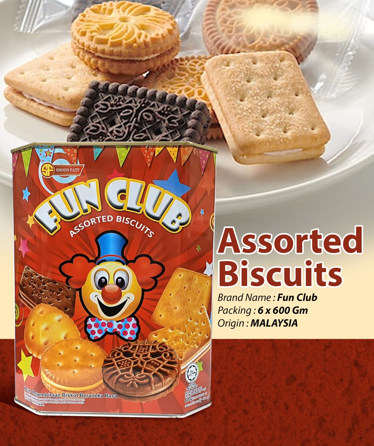 Assorted Biscuits - Fun Club